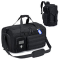 COSCOOA Duffle Bag for Travel Large Duffle Backpack Deployment Bag with Backpack Straps 3 In 1 Tactical Military Backpack with Shoe Compartment Football Weekender Gym Bag for Overnight Traveling Sport