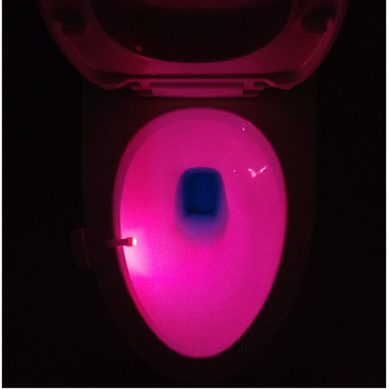 16-Color Motion Sensor LED Toilet Night Light